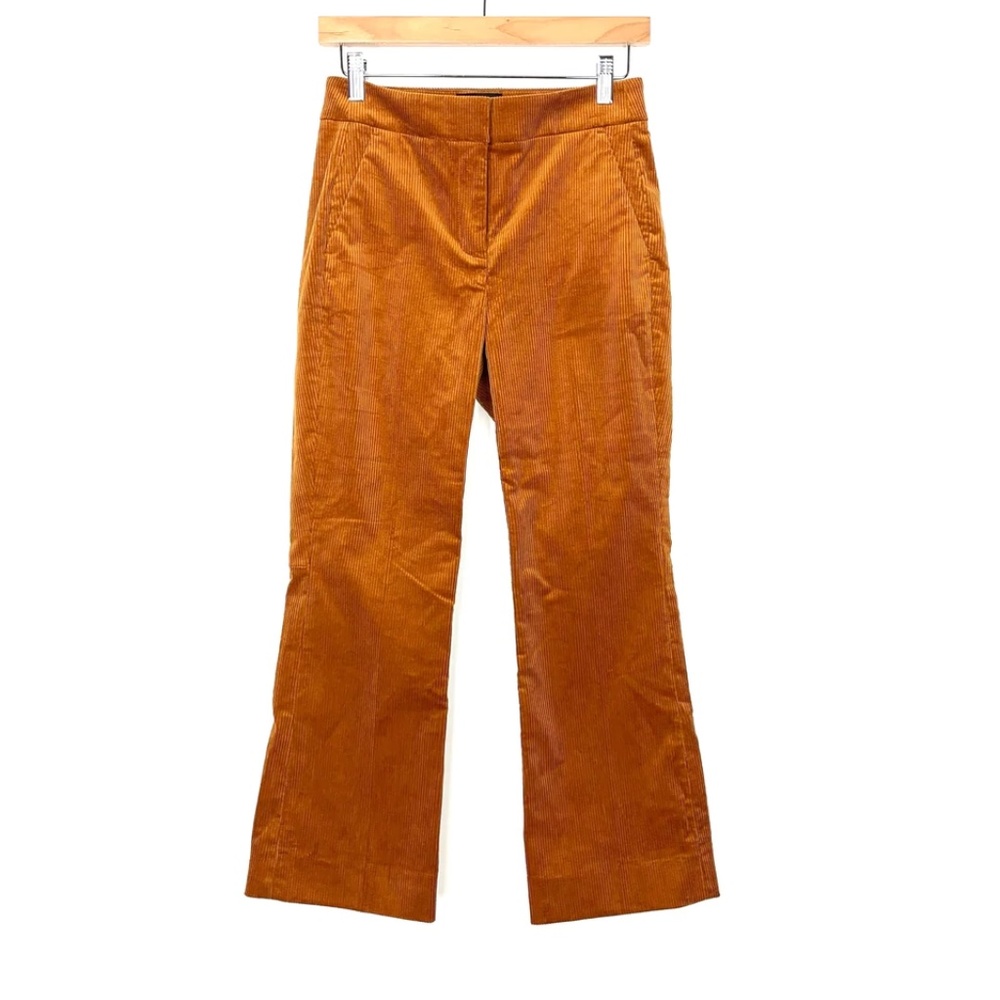 English Saddle Corduroy Hayden Kick Out Crop Pants size 10-bit of stretch NWOT